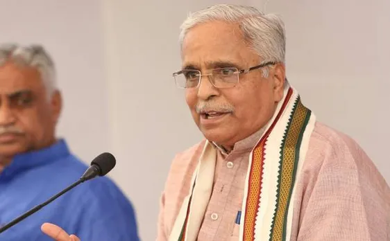 RSS के सरकार्यवाह भैय्याजी जोशी ने कहा, अयोध्या में राम मंदिर के अलावा नहीं हो सकता है कोई और निर्माण