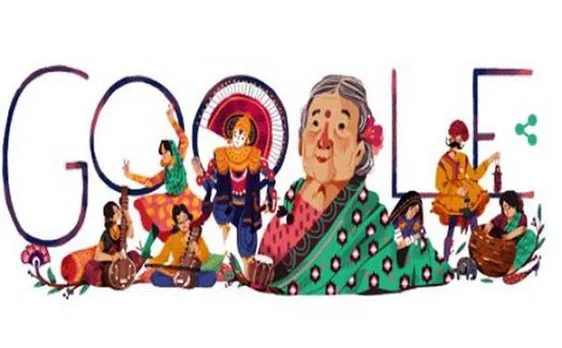 स्वतंत्रता सेनानी कमलादेवी चट्टोपाध्याय की 115वीं जयंती पर गूगल ने बनाया शानदार डूडल