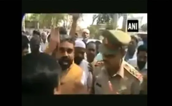 यूपी: बीजेपी नेता की सब-इंस्पेक्टर को चेतावनी, कहा- गलत किया तो टोपी उतरवा दूंगा
