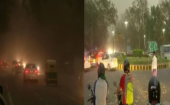 दिल्ली-एनसीआर में मौसम ने ली करवट, बारिश के साथ मौसम हुआ सुहाना