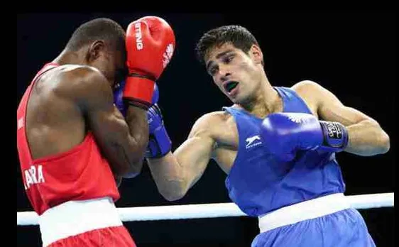 CWG 2018: मुक्केबाज हुसामुद्दीन मोहम्मद रजत पदक से चूके, ब्रॉन्ज से करना पड़ा संतोष