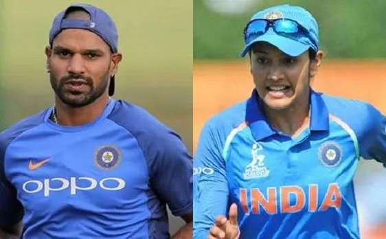 BCCI ने शिखर धवन और स्मृति मंधाना का नाम अर्जुन अवार्ड के लिए भेजा