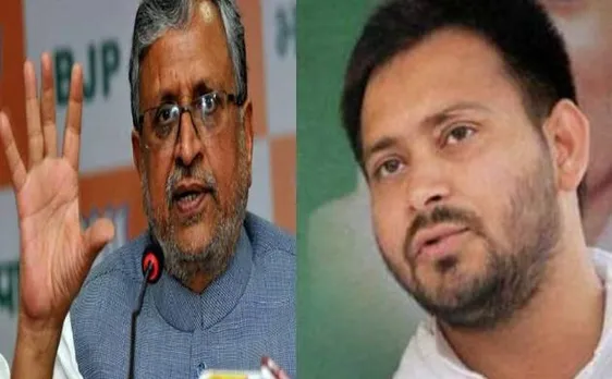 तेजस्वी के बिगड़े बोल, डिप्टी सीएम सुशील मोदी को बताया 'फरेबी' और 'दोगला'