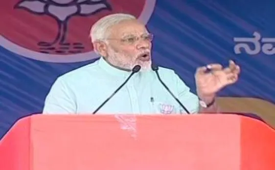 कर्नाटक चुनाव : PM मोदी ने कहा-कांग्रेस नामदारों की पार्टी और बीजेपी कामदारों की