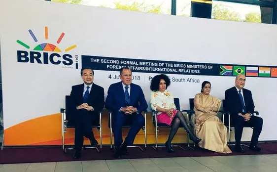 BRICS में सुषमा का आह्वान, आतंकवाद से निपटने में सभी देश बरतें सख्ती