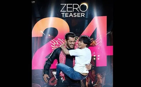 'जीरो' के ईद टीजर ने बनाया रिकॉर्ड, 24 घंटे में 2.4 करोड़ बार देखा गया