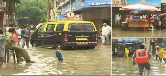 भारी बारिश से जलमग्न हुई मुंबई, अबतक पांच लोगों की मौत, कई घायल