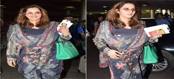 प्रेग्नेंसी के बाद पहली बार कैमरे के सामने आईं सानिया मिर्जा, फ्लॉन्ट किया बेबी बंप