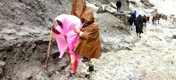 J&K: 4821 तीर्थयात्रियों ने अमरनाथ में किए बाबा बर्फानी के दर्शन