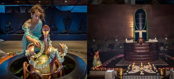 बॅालीवुड की बेबाक 'क्वीन' पहुंची शिव के धाम, कंगना का दिखा भक्तिमय अंदाज