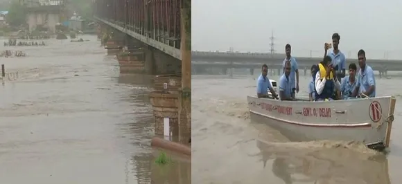 दिल्ली में यमुना खतरे के निशान से ऊपर, निचले इलाकों के लोगों सुरक्षित जगहों पर ले जाने का काम जारी