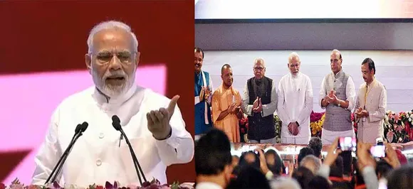 यूपी मिशन पर मोदी LIVE:  बिड़ला-अडानी की मौजूदगी में 81 परियोजनाओं की रखी नींव
