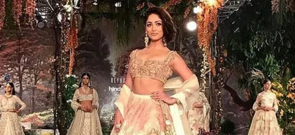 India Couture Week 2018 के फिनाले में रैंप पर उतरी यामी गौतम, थम गई निगाहें