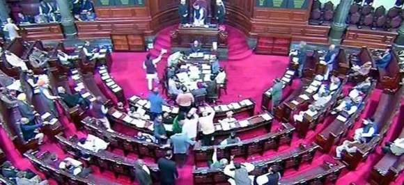 NRC मुद्दे पर हंगामें के बाद राज्यसभा दिनभर के लिए स्थगित