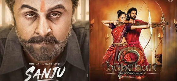 'बाहुबली-2' को पछाड़ आगे निकली 'संजू', बनी तीसरी सबसे ज्यादा कमाई करने वाली फिल्म