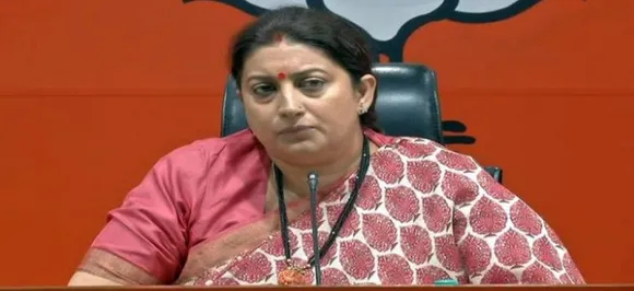 प्रधानमंत्री को गले लगाने में आगे, लेकिन आईटी अधिकारियों से दूर भागते हैं राहुल गांधी: ईरानी