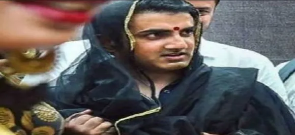 ...जब गंभीर लड़की बने नजर आए, माथे पर लगाया बिंदी और ओढ़ा दुपट्टा