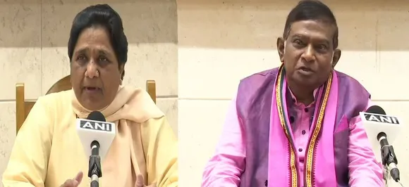 छत्तीसगढ़ में मायावती ने कांग्रेस को दिया झटक, अजीत जोगी के साथ किया गठबंधन