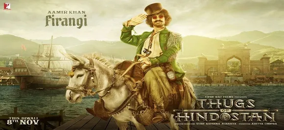 फिल्म 'ठग्स ऑफ हिंदोस्तां' के पोस्टर में फिरंगी लुक में दिखे आमिर, फैंस को दिया ये मैसेज