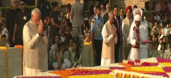Gandhi Jayanti 2018: पीएम नरेंद्र मोदी समेत पूरा देश याद कर रहा है बापू को, देखें तस्वीरें