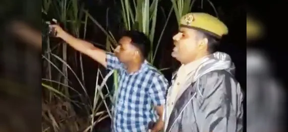 यूपी : एनकाउंटर करने गई पुलिस की नहीं चली पिस्टल, मुंह से निकाली ठांय-ठांय की आवाज, देखें VIDEO