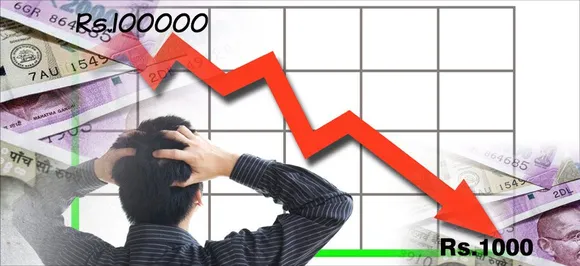 Stock Market का काला सच, 125 रुपए रह गई 1 लाख के निवेश की वैल्‍यू