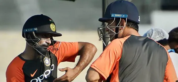 INDvsWI: खराब फॉर्म से जूझ रहे महेंद्र सिंह धोनी नेट पर पसीना बहाते दिखे