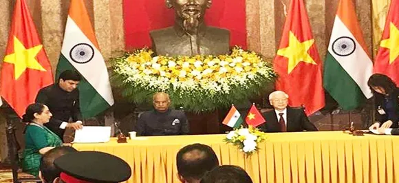 वियतनाम: राष्ट्रपति रामनाथ कोविंद और न्गुएन फु त्रोंग के बीच तीन समझौतों पर हुए हस्ताक्षर