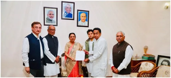 मध्य प्रदेश में कांग्रेस पार्टी ने पेश किया सरकार बनाने का दावा