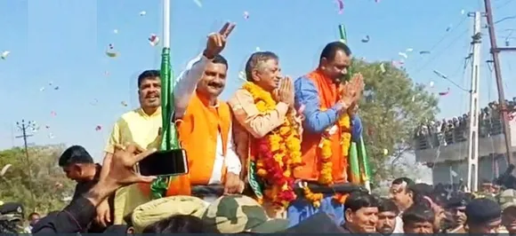PM नरेंद्र मोदी का जादू बरकरार, गुजरात में बीजेपी की Century, बावलिया 19985 वोट से जीते