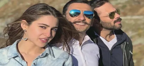 #Simmba के प्रमोशन के लिए रायपुर पहुंचे रणवीर और सारा, 'आंख मारे' पर जमकर किया डांस