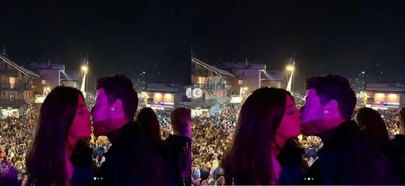प्रियंका चोपड़ा और निक जोनास का Kiss वीडियो सोशल मीडिया पर हुआ Viral