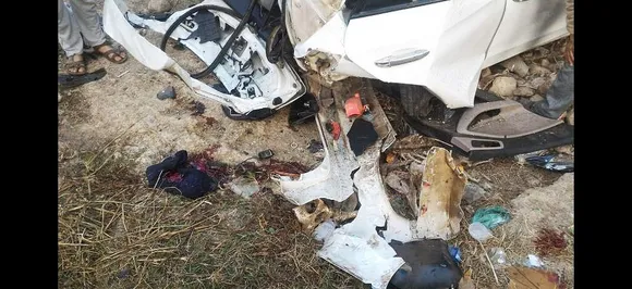 मध्‍य प्रदेश: पुलिया से 30 फीट नीचे गिरी कार के परखच्‍चे उड़े, मंजिल से पहले ही 3 लोगों की मौत