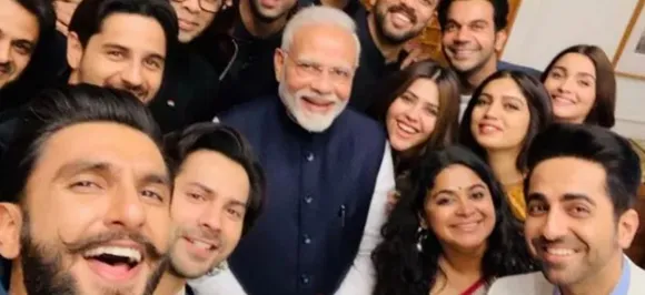बॉलीवुड सितारों ने की पीएम मोदी से मुलाकात, देखें पहली तस्वीर