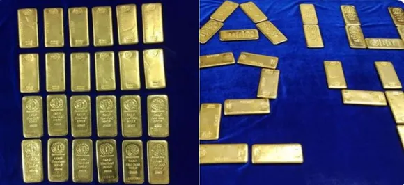 चेन्नई एयरपोर्ट पर 24 किलो सोने के साथ दो कोरिया नागरिक गिरफ्तार, AIU ने किया बरामद