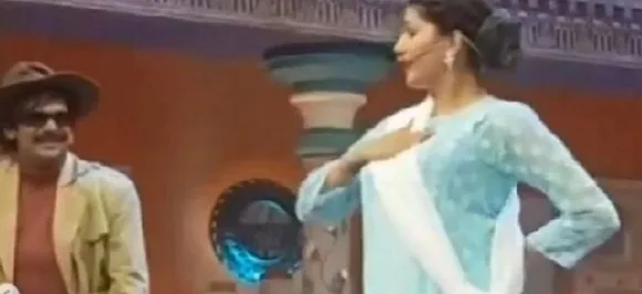 सपना चौधरी ने सुनील ग्रोवर के साथ मिलकर किया 'तेरी आंख्या का यो काजल' गाने पर डांस, देखकर झूम उठेंगे आप
