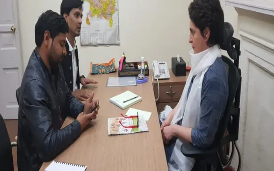 रॉबर्ट वाड्रा को ED दफ्तर छोड़ने के बाद कांग्रेस के मुख्यालय पहुंची प्रियंका गांधी, कहा- परिवार के साथ खड़ी हूं