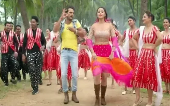 खेसारी पर चढ़ा काजल राघवानी के इश्क का बुखार, कहा- डाल के किवाड़ी में किल्ली