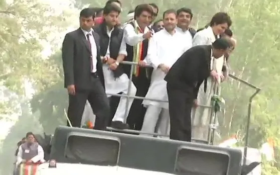 प्रियंका गांधी लखनऊ के रोडशो में जिस बस का कर रही हैं इस्‍तेमाल, उसके साथ जुड़ा है लकी चार्म