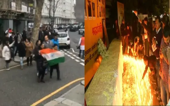 भारत के साथ-साथ लंदन में भी लगे पाकिस्तान मुर्दाबाद के नारे, देखें VIDEO और तस्वीरें