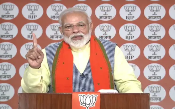 पीएम नरेंद्र मोदी ने कहा, 2019 का चुनाव लोकतंत्र और वंशवाद के बीच होगा
