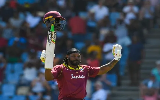 WI vs ENG: क्रिस गेल के तूफान में उड़ा इंग्लैंड, 27 गेंदों पर 77 रन की पारी में जड़े 9 छक्के और 5 चौके