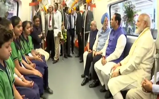 अहमदाबाद के लोगो को मिली मेट्रो की सौगात, पीएम नरेंद्र मोदी ने पहले चरण का किया उद्घाटन
