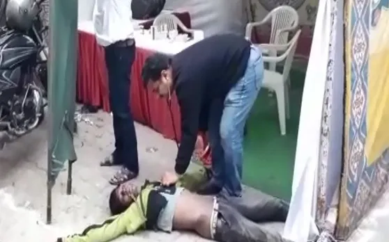 अजमेर में मानवता शर्मसार, बीमार युवक को घसीटते हुए पहुंचाया प्रशासनिक कैंप