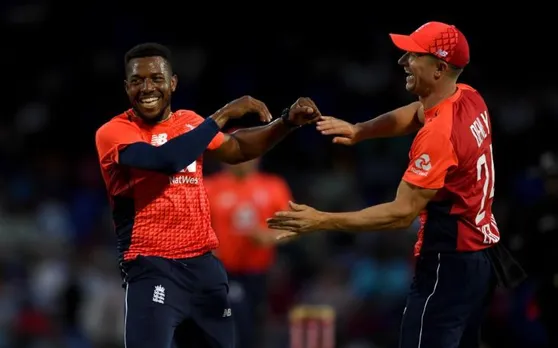 WI vs ENG T-20: क्रिस जॉर्डन का भयंकर प्रकोप, 45 रनों पर ढेर हुआ वेस्टइंडीज.. इंग्लैंड 137 रनों से जीता
