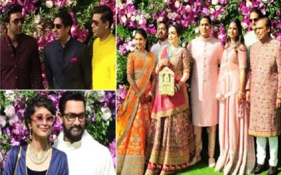 आकाश अंबानी और श्लोका मेहता की शादी में पहुंचे देश-विदेश के सितारे