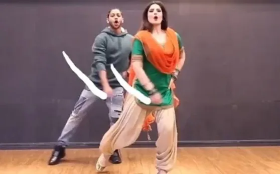 सलवार शूट में नजर आईं जरीन खान, 'लगदी लाहौर दी' गाने पर किया जबरदस्त डांस
