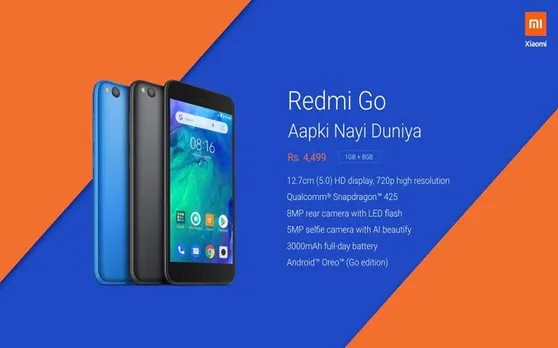 Xiaomi Redmi Go की पहली सेल शुरू, मिल रहा है 2200 तक का कैशबैक