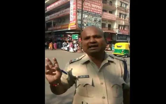 मध्य प्रदेश : इंदौर में ट्रैफिक पुलिस ने निकाली कांग्रेसी युवक की हेकड़ी