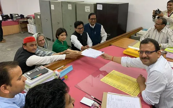 Loksabha Election 2019 : कन्नौज में डिंपल यादव ने दाखिल किया नामांकन, अखिलेश यादव रहे मौजूद